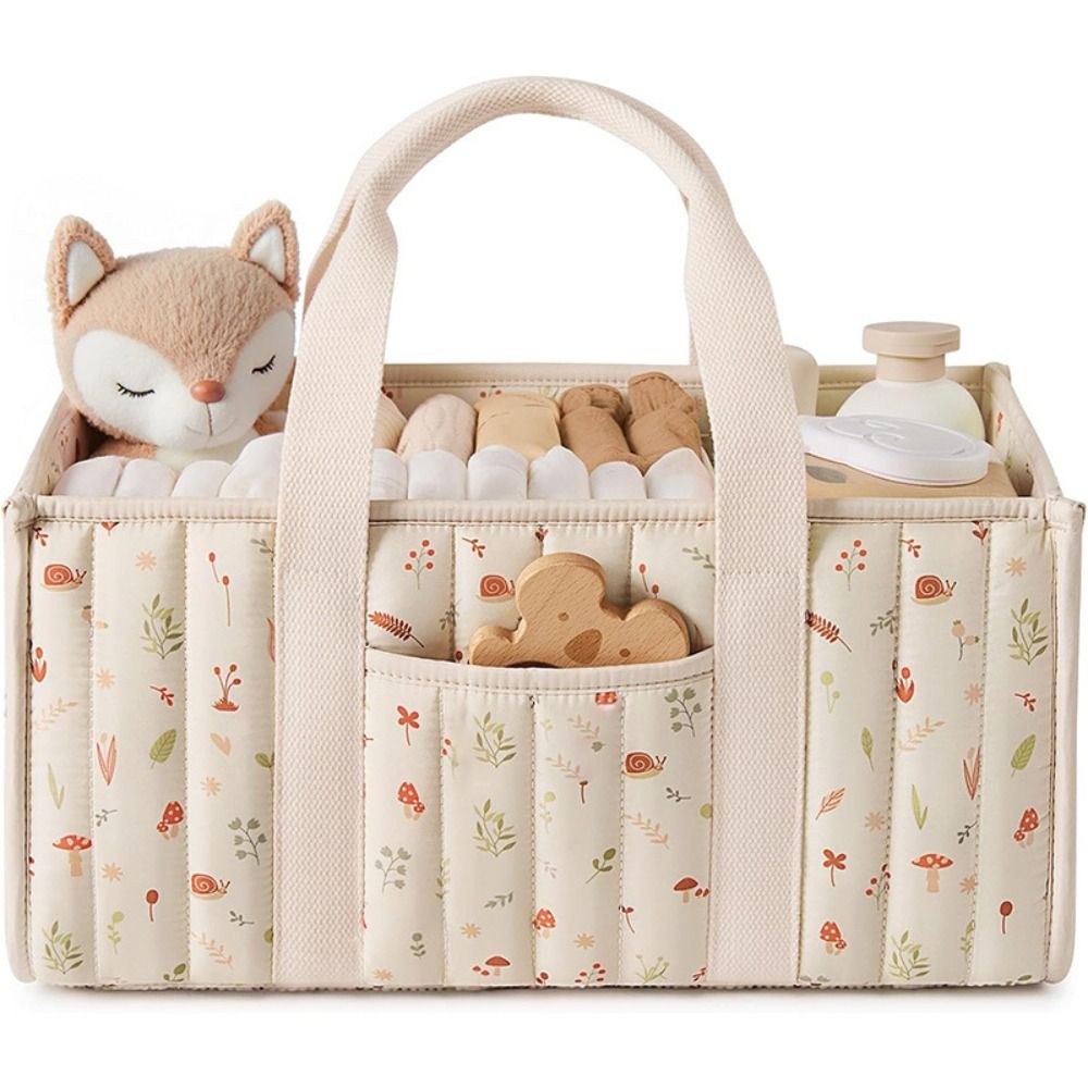 Baby Nursery Organization Ideas - Großer Windel-Organizer für Babys, tragbarer Aufbewahrungskorb