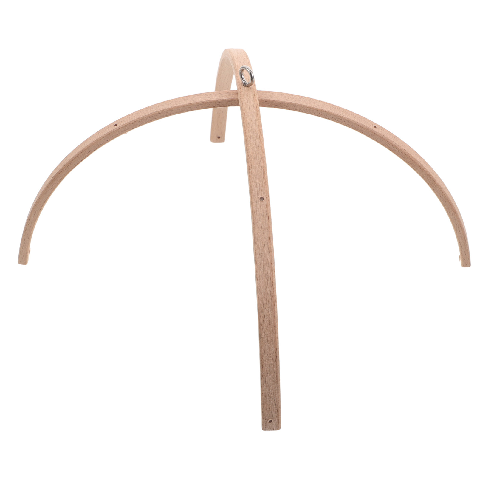 Baby Nursery Hangers - Bambus-Holz-Mobilrahmen, Kinderzimmer-Mobilhalter, Windspielhalter, DIY-Babyzimmer-Accessoires, Hängedekoration, Babyzimmer-Deko