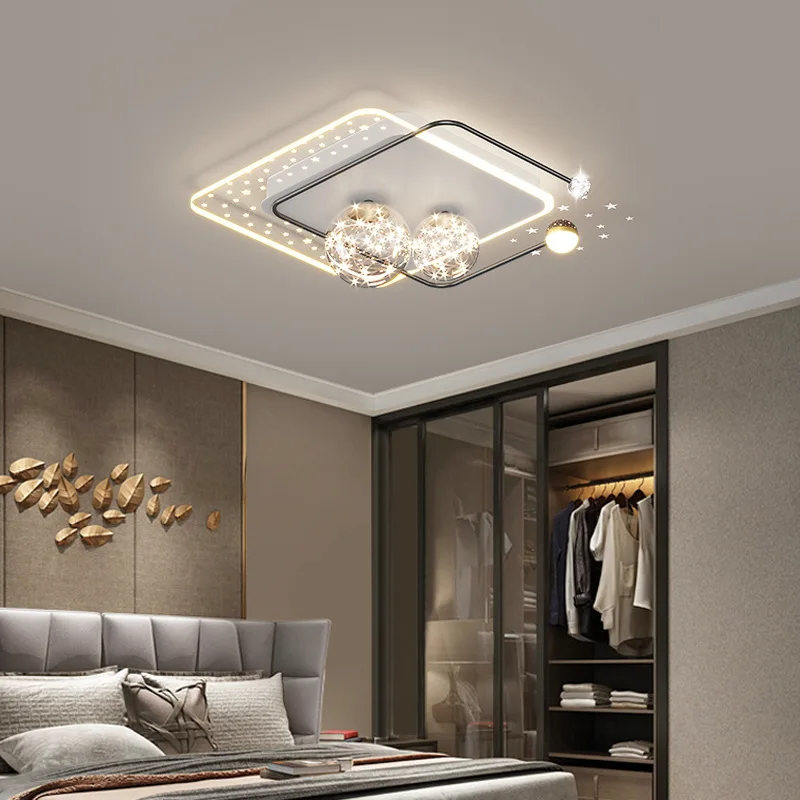 Baby Nursery Light Fixture - 2025, nordische Sternenhimmel-Deckenleuchte für Kinder, dimmbar,