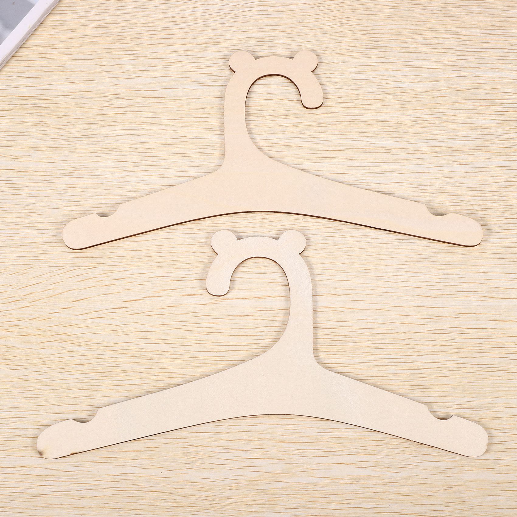 Baby Nursery Hangers - Y42A-30 Stück Holzkleiderbügel für Babykleidung, natürlicher