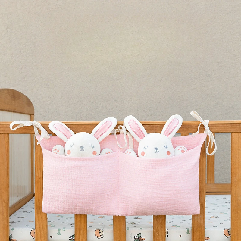 Baby Nursery Organization Ideas - 2 Taschen am Bett hängen Windel