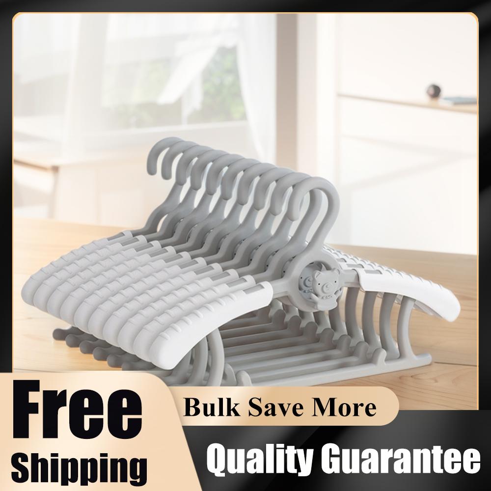 Baby Nursery Hangers - 10 Stück ausziehbare Kleiderbügel für Babyhosen,
