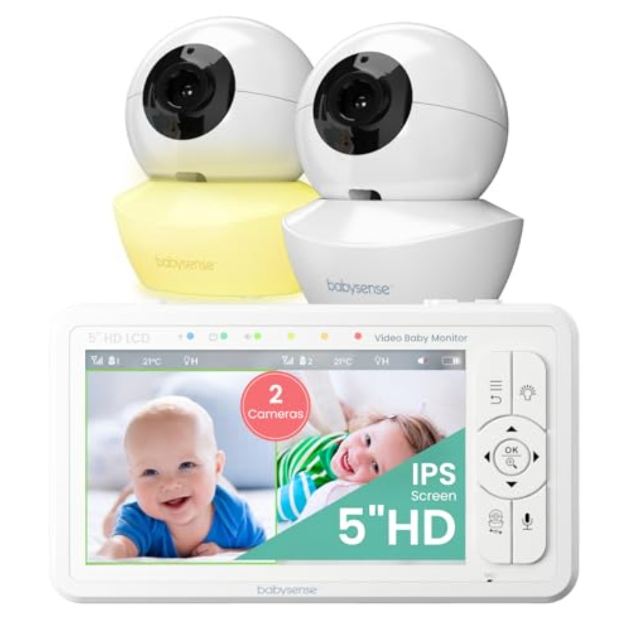 Baby Monitor Split Screen - Babyphone für den Einsatz im Kinderzimmer,