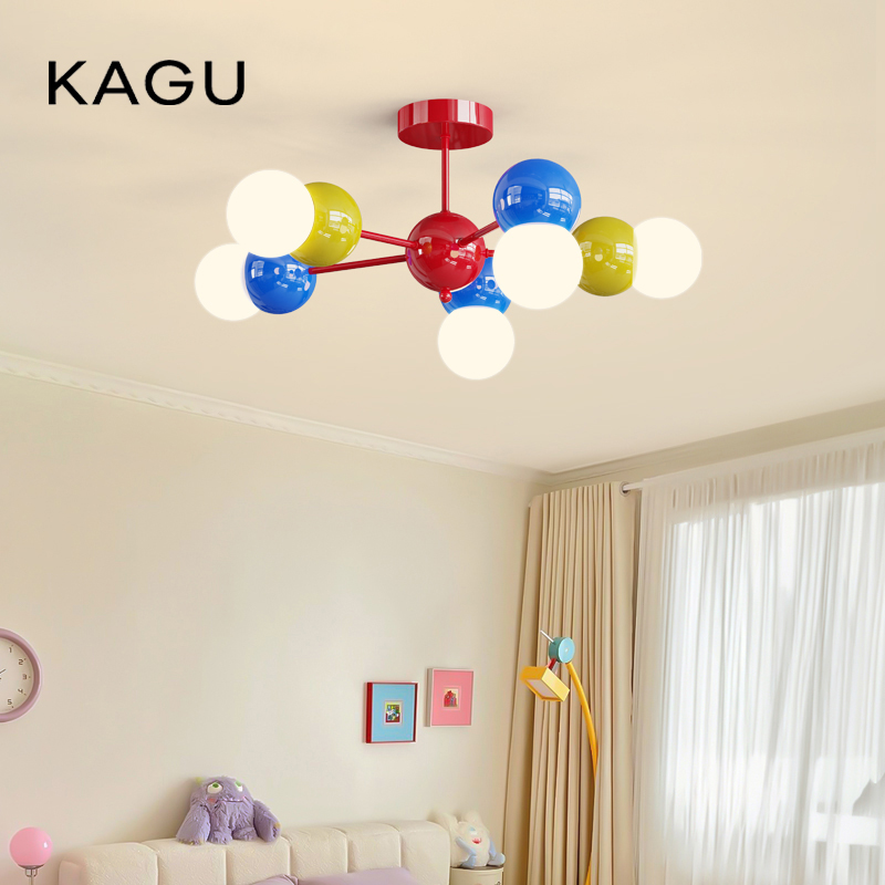 Baby Nursery Light Fixture - KAGU Bubble Ball Kronleuchter – bunte