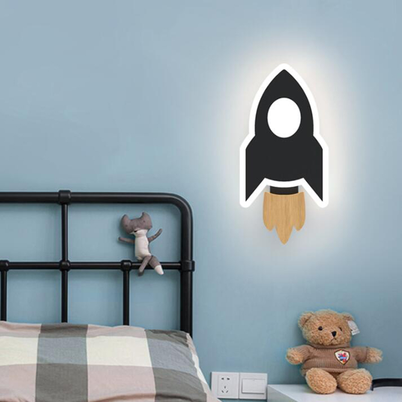 Baby Nursery Wall Lights - Cartoon LED Rakete Wand Lampe Moderne