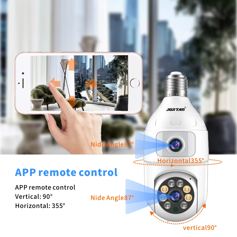 4MP Glühbirne E27 Dual Objekti – Baby Monitor Split Screen Bewertung und Preis