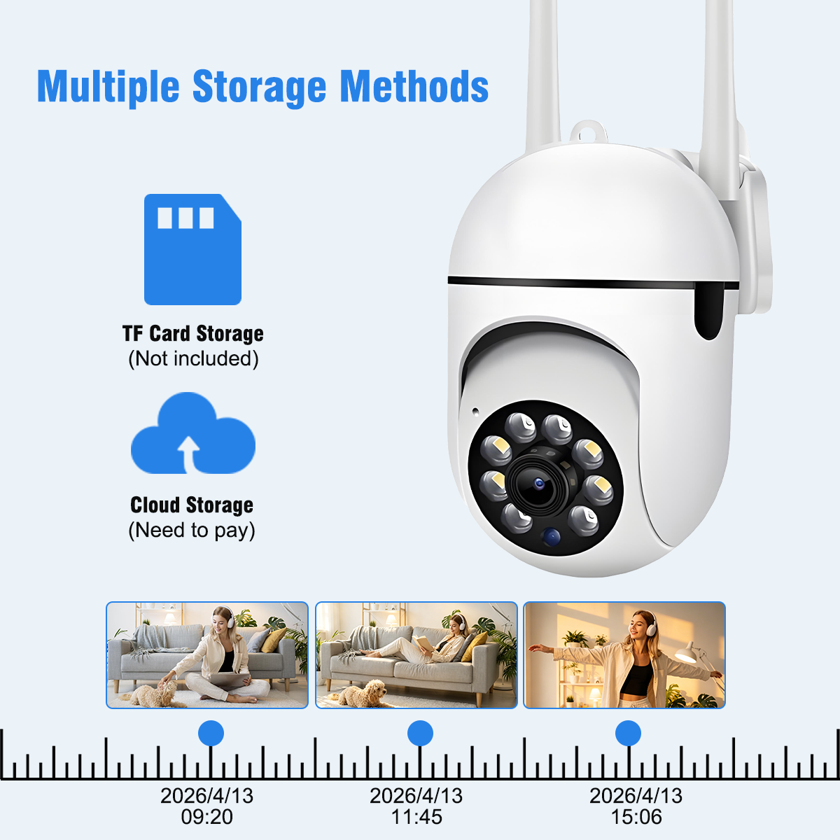 8MP WLAN-Außenkamera, 6MP, 4K  – Baby Monitor Split Screen Bewertung und Preis