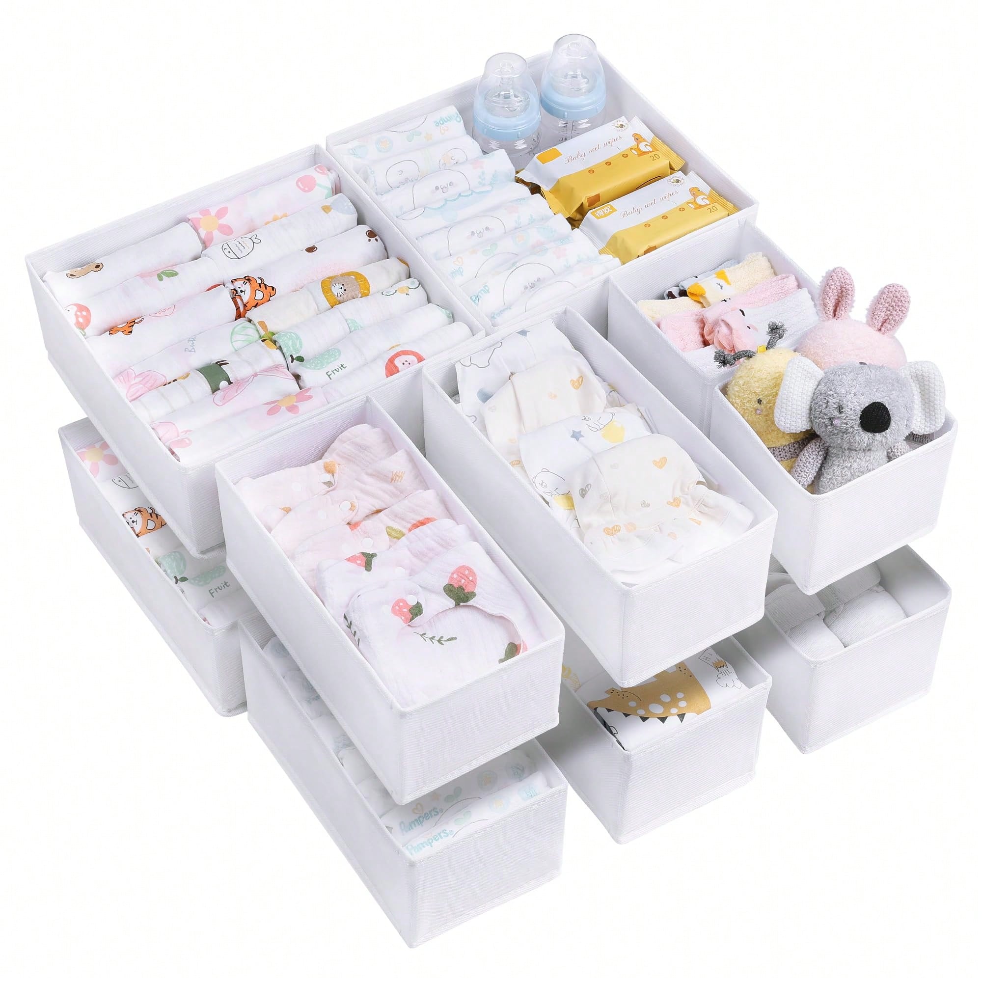 12er-Pack Baby-Kleider-Schubla – Baby Nursery Dresser Changing Table Bewertung und Preis