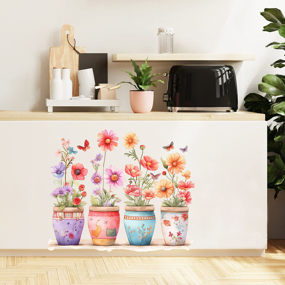 Aquarell skurrile Blumentopf W – Baby Nursery Vase Bewertung und Preis