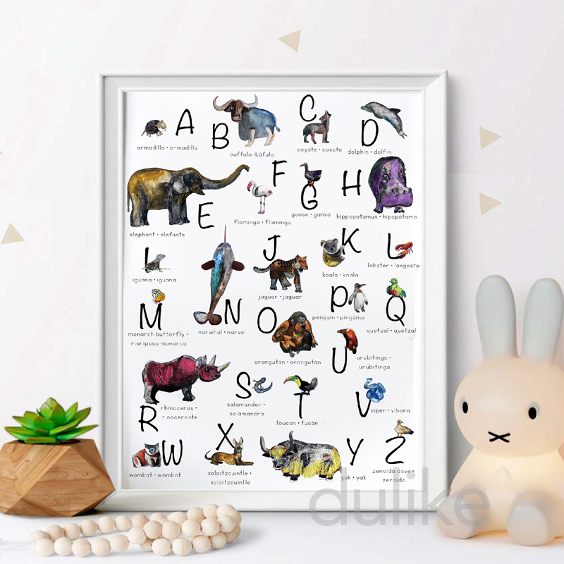 Spanische Kinderzimmer-Kunstde – Baby Nursery Quotes Wall Art Bewertung und Preis