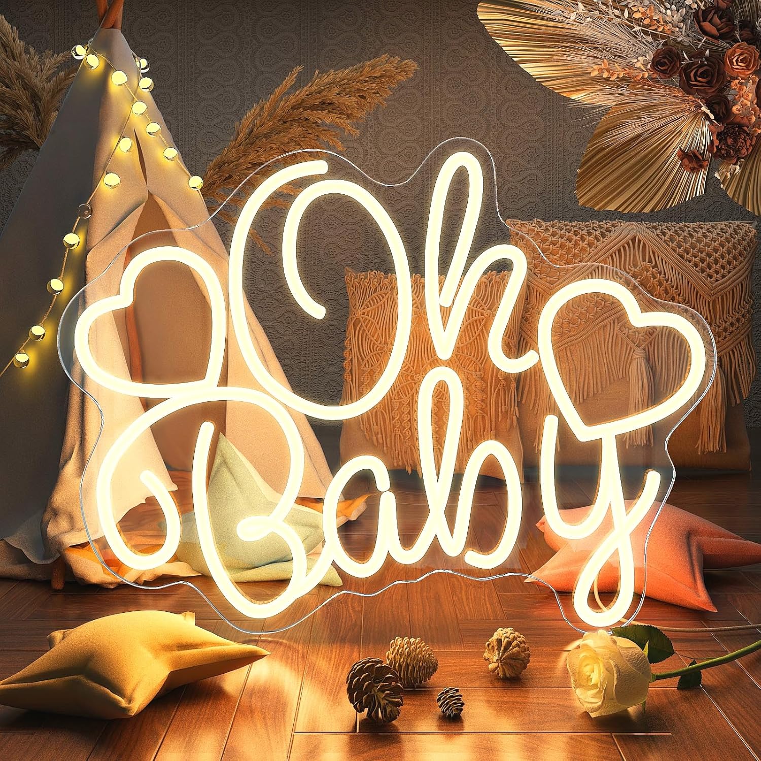 Oh Baby Neonschild LED-Leuchts – Baby Nursery Wall Lights Bewertung und Preis