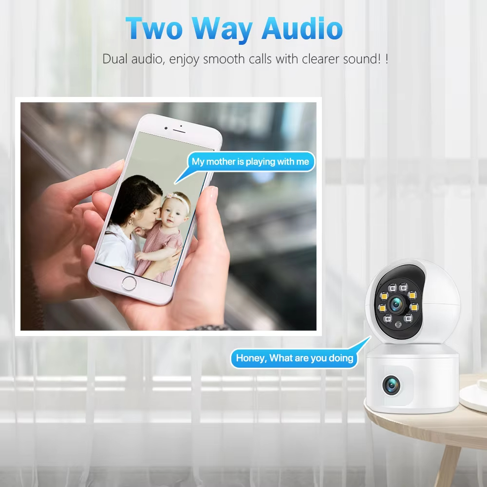6MP iCsee WLAN-IP-Kamera mit z – Baby Monitor Split Screen Bewertung und Preis