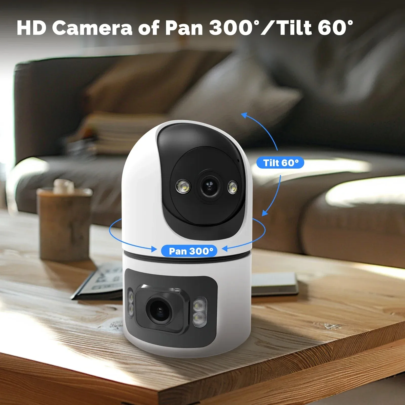 8MP WLAN-IP-Kamera mit Doppell – Baby Monitor Split Screen Bewertung und Preis