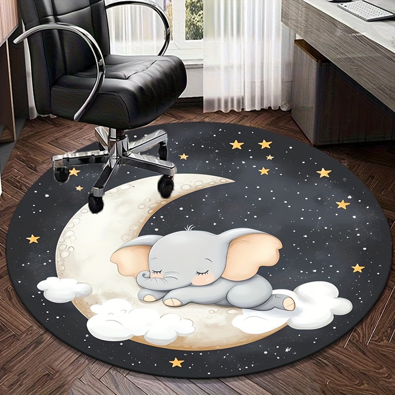Niedlicher Elefant, Mond, Ster – Baby Nursery Elephant Theme Bewertung und Preis