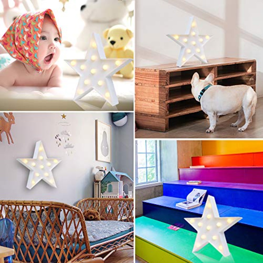 LED-Sternenlicht-Nachtlicht, B – Baby Nursery Wall Lights Bewertung und Preis