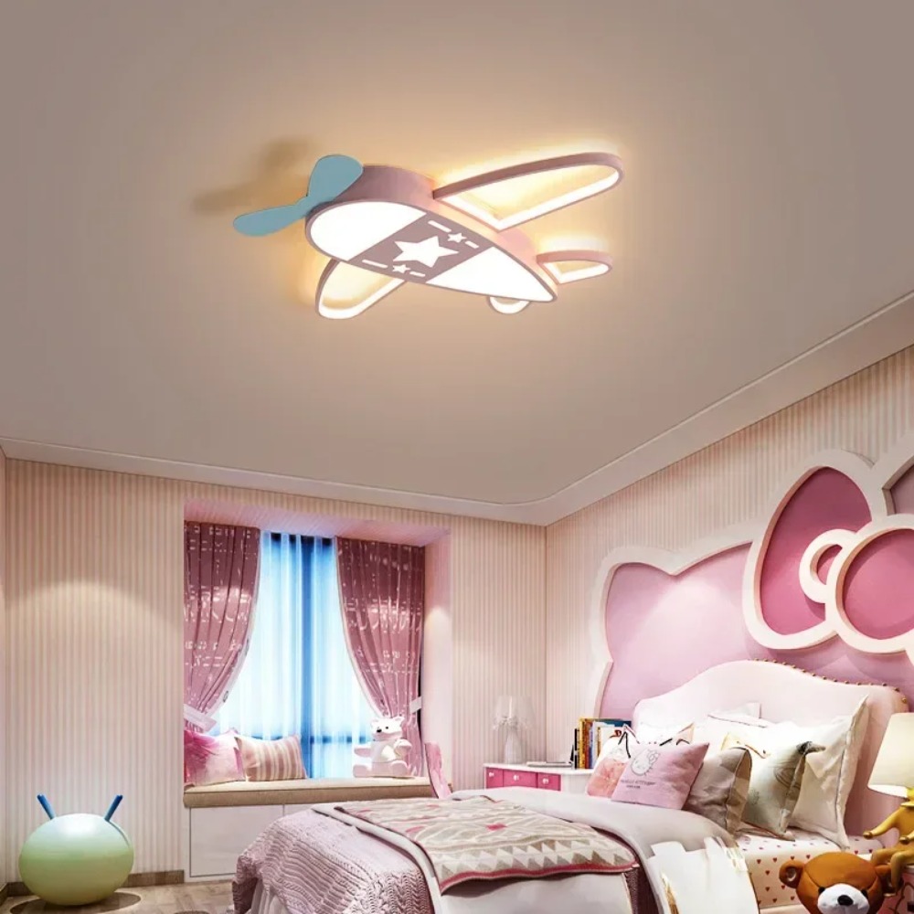 Moderne Flugzeug-LED-Deckenleu – Baby Nursery Light Fixture Bewertung und Preis