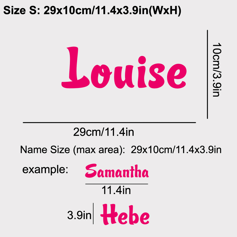 Personalisierter Namens-Vinyl- – Baby Nursery Labels Bewertung und Preis