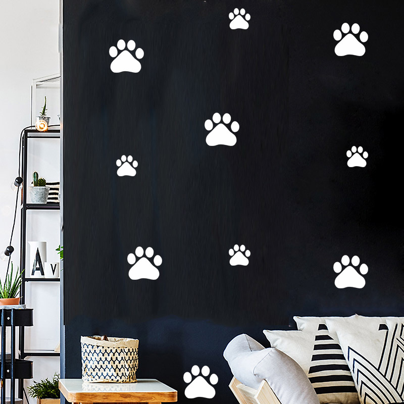 Cartoon Hund Katze Walking Pfo – Baby Nursery Wall Decals Bewertung und Preis