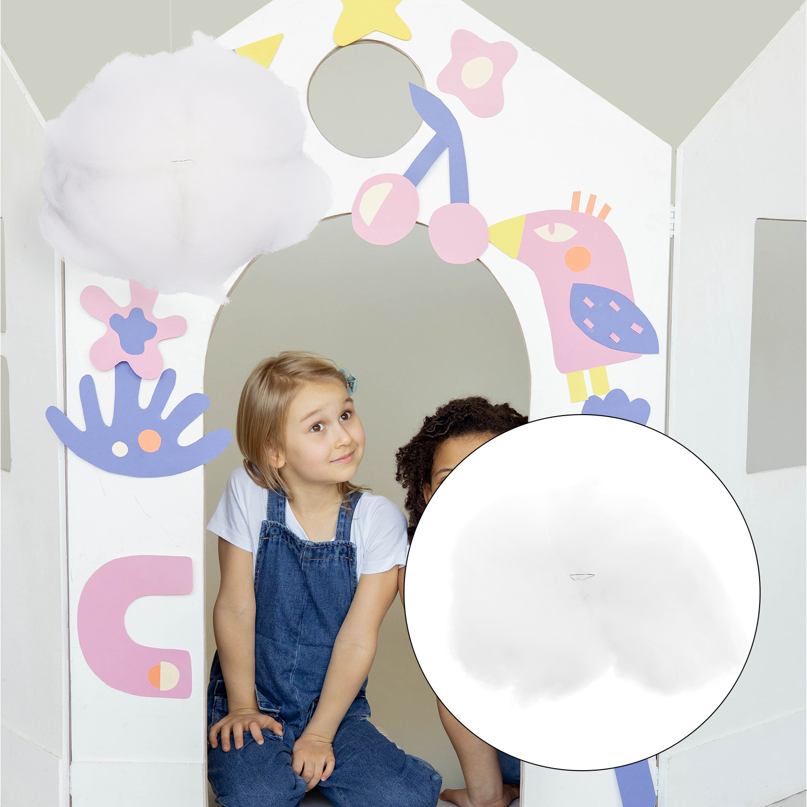 4 Stück Lebensechte Baumwoll-W – Baby Nursery Light Fixture Bewertung und Preis