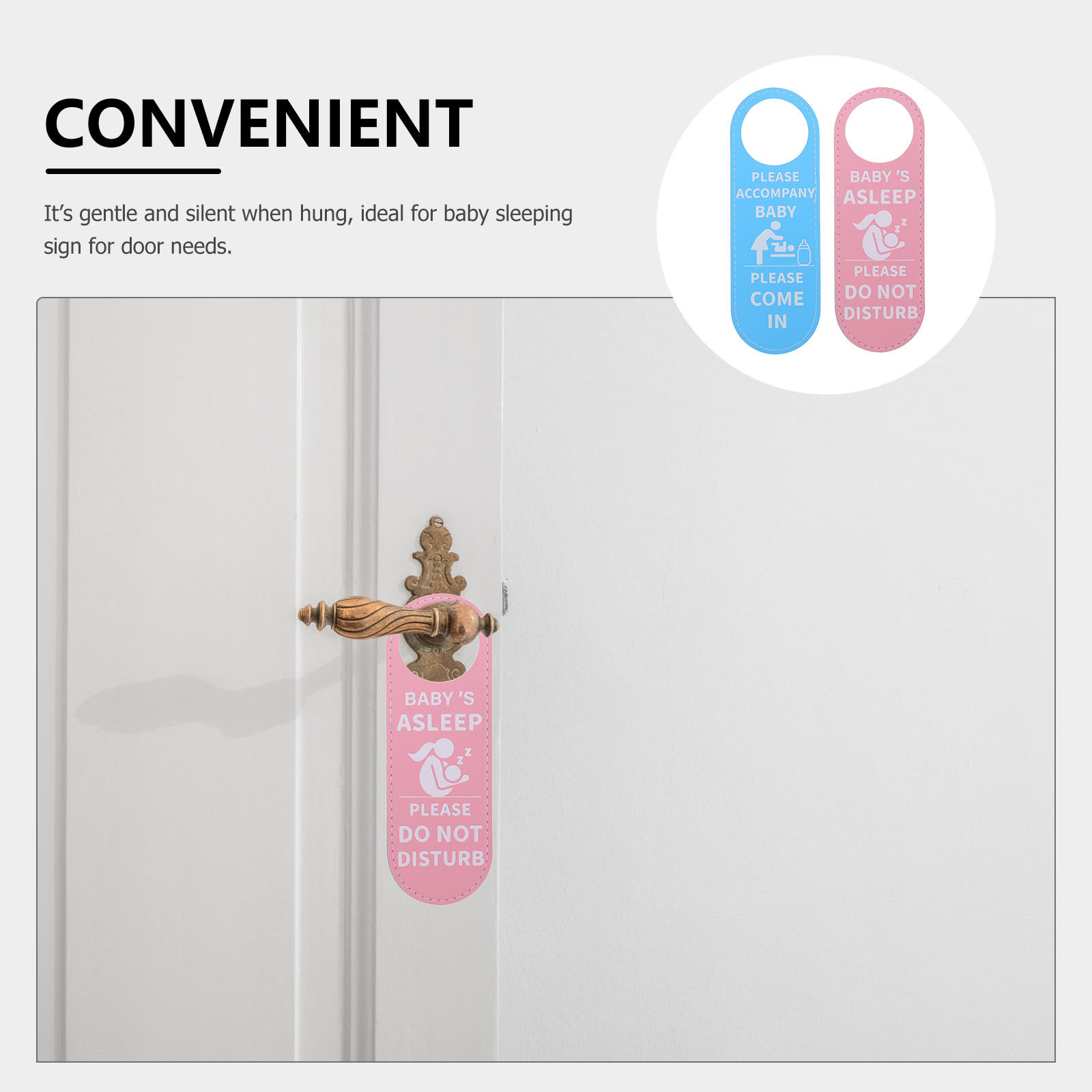 2er-Set Babyzimmer-Türschild,  – Baby Nursery Hangers Bewertung und Preis