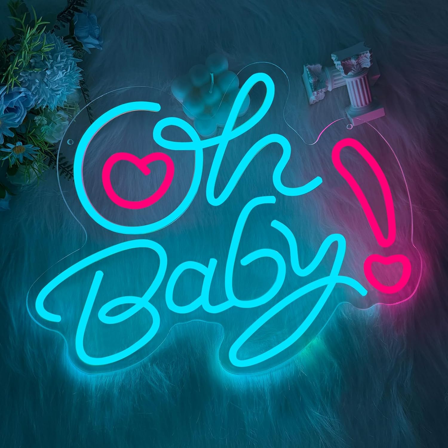 Oh Baby Herz LED-Neonschild US – Baby Nursery Wall Lights Bewertung und Preis
