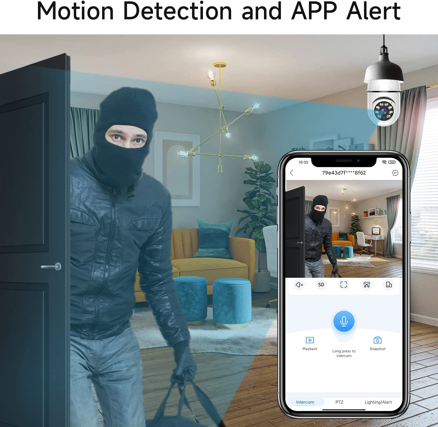 8MP E27 Birne Überwachungskame – Baby Monitor Split Screen Bewertung und Preis