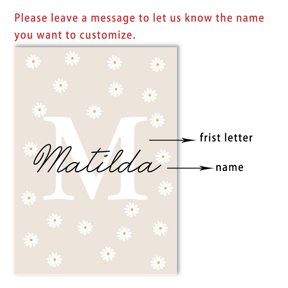 Personalisierter Name Wildblum – Baby Nursery Vase Bewertung und Preis