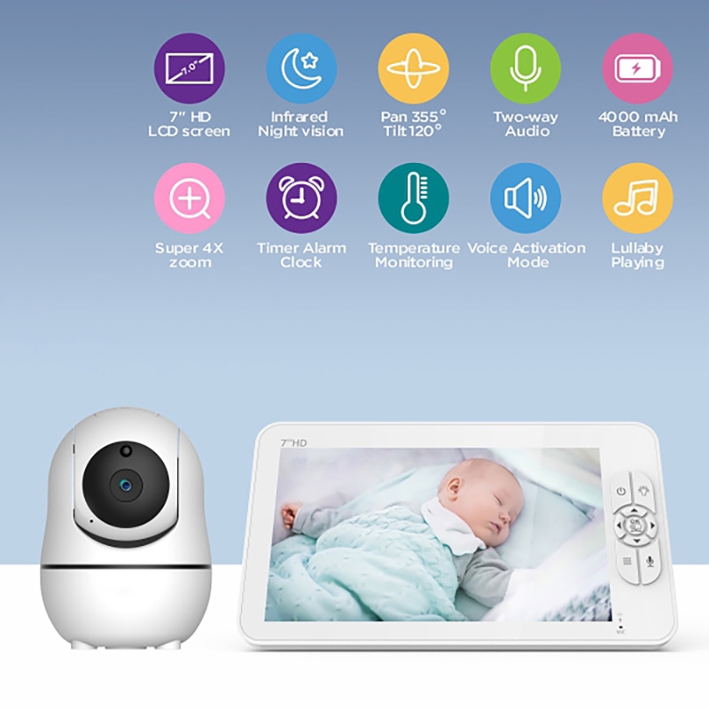 7-Zoll-Babyphone mit geteiltem – Baby Monitor Split Screen Bewertung und Preis