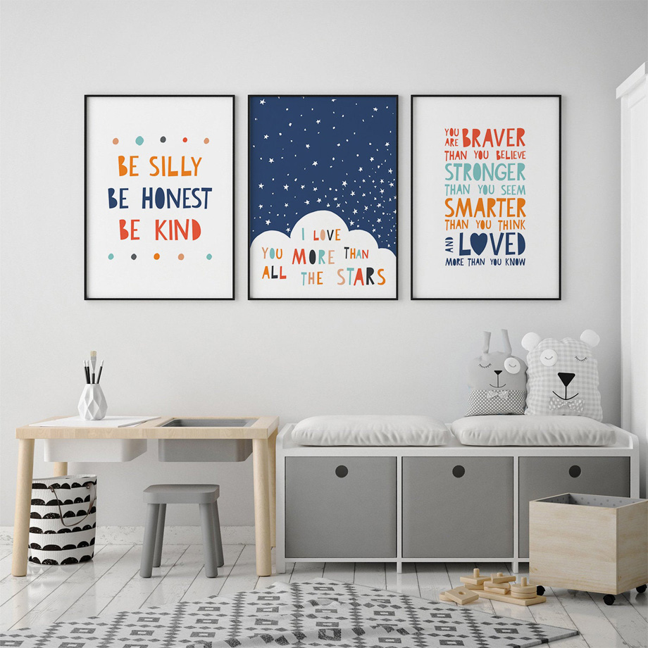 Cartoon Inspirierende zitate K – Baby Nursery Quotes Wall Art Bewertung und Preis