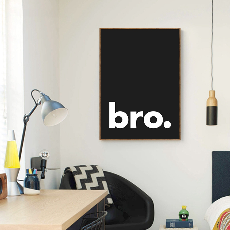 Bro. Drucken Minimalistischen  – Baby Nursery Quotes Wall Art Bewertung und Preis