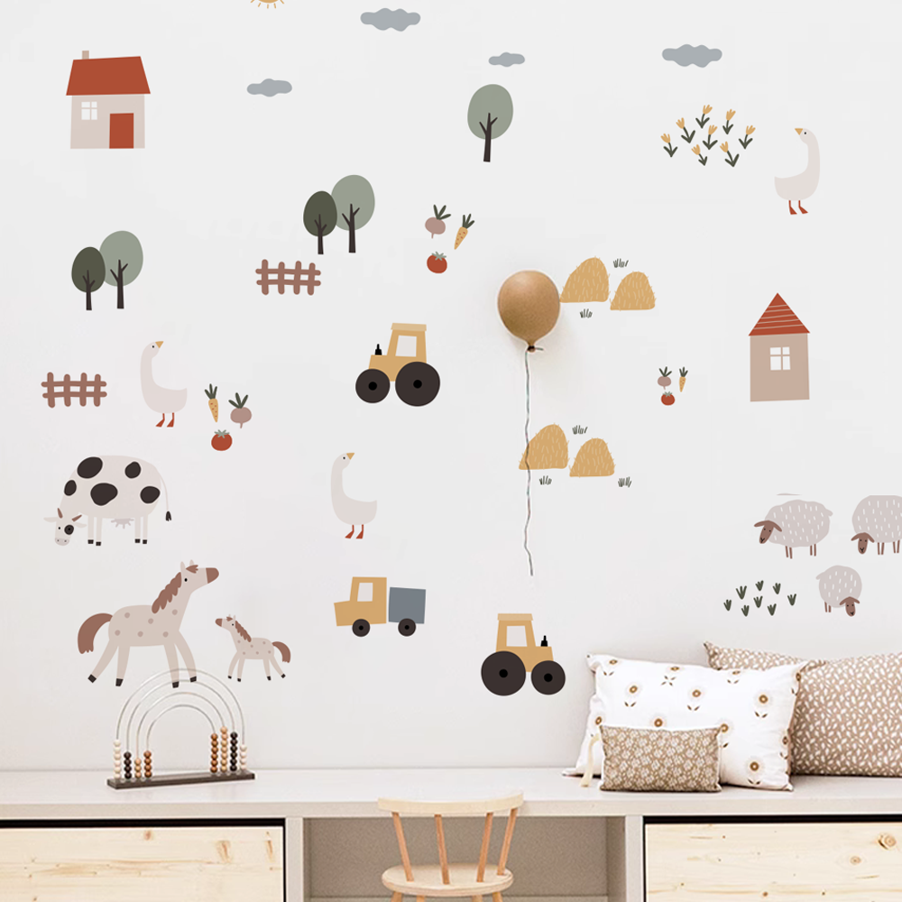 Boho Cartoon niedlichen Kühe B – Baby Nursery Labels Bewertung und Preis
