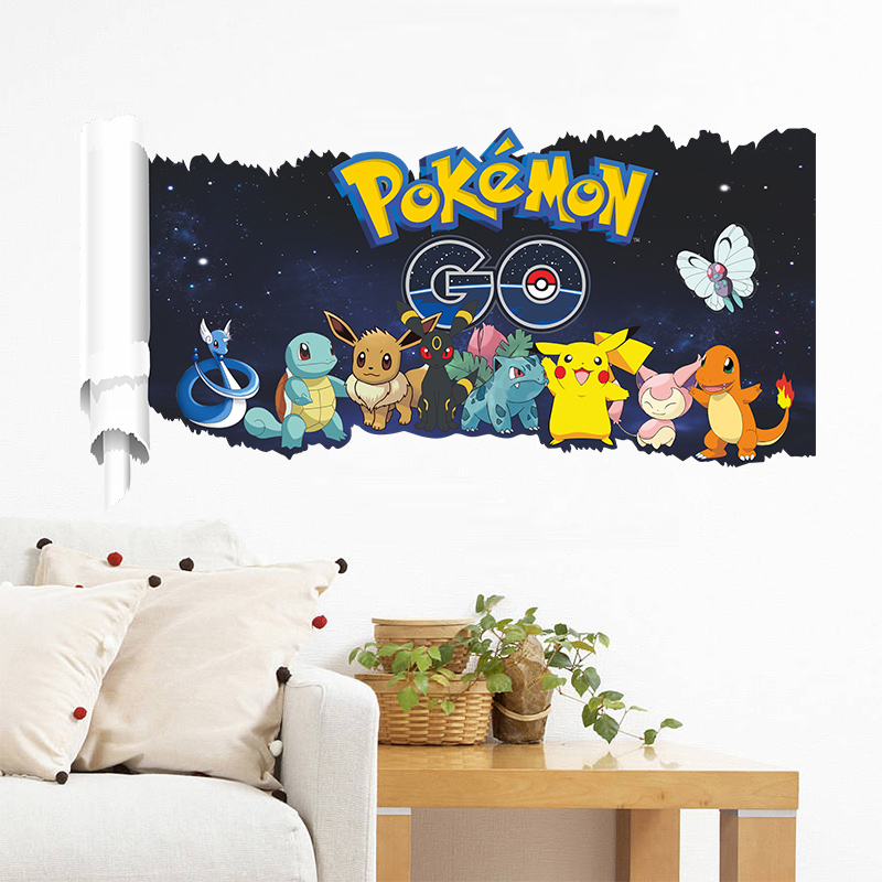 Cartoon Pokémon Pikachu Wanda  – Baby Nursery Wall Decals Bewertung und Preis
