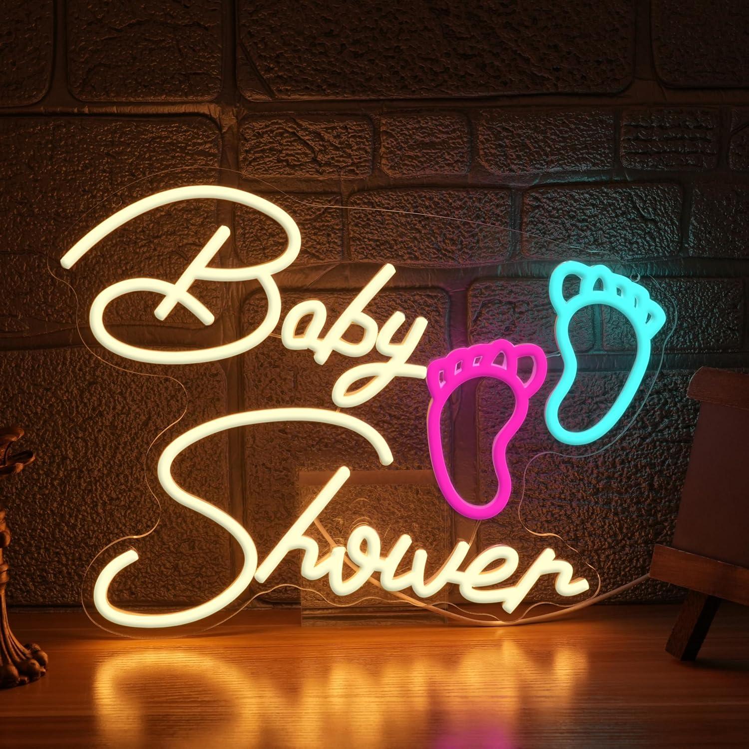 Baby-Shower-Neonschild USB-dim – Baby Nursery Wall Lights Bewertung und Preis