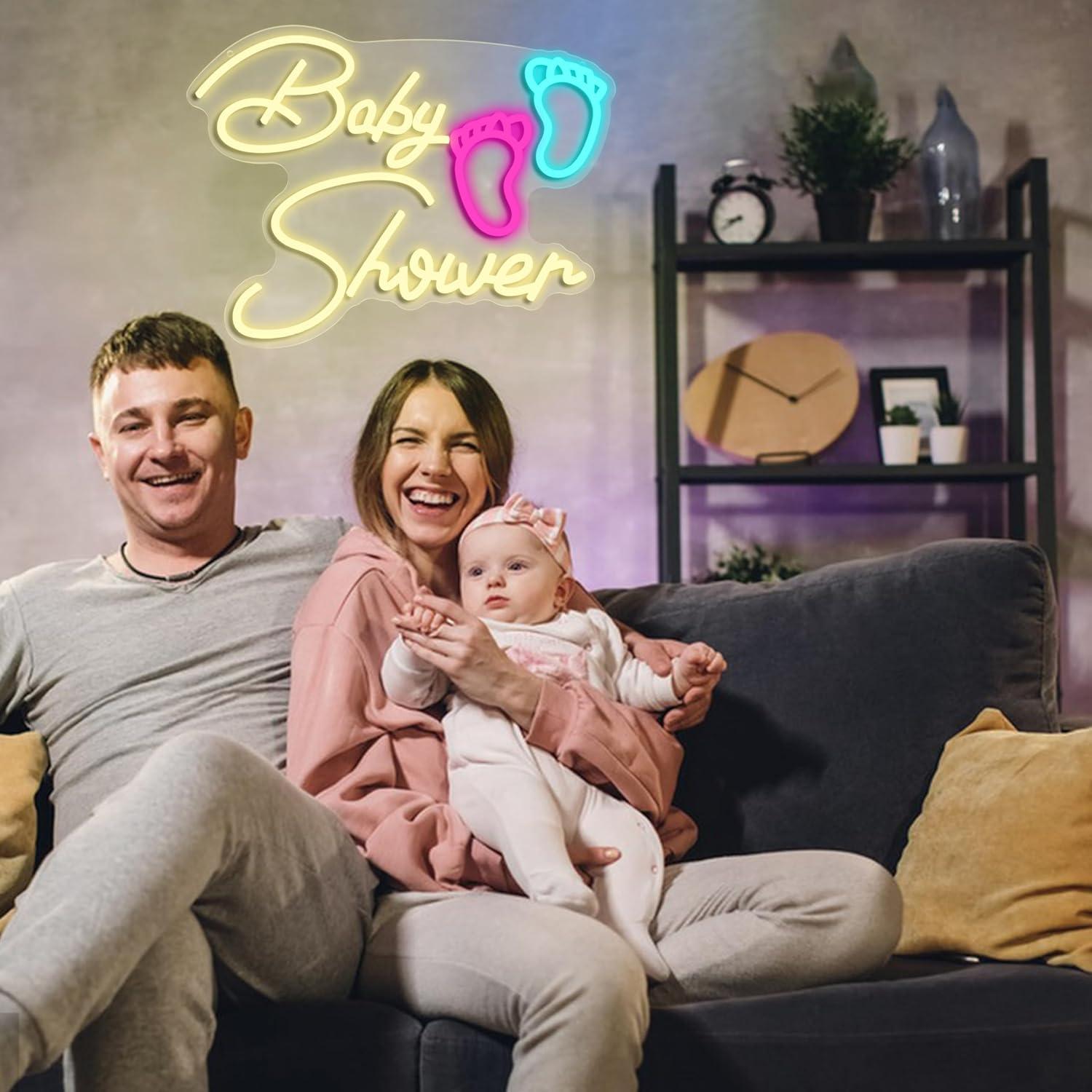 Baby-Shower-Neonschild USB-dim – Baby Nursery Wall Lights Bewertung und Preis