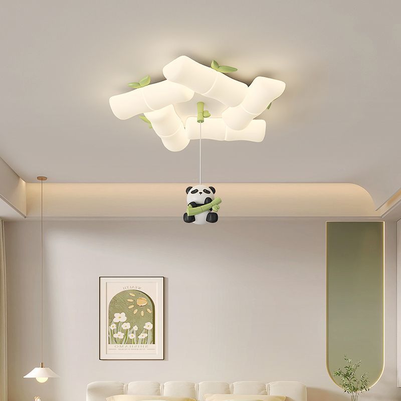 Neue chinesische Panda Decken  – Baby Nursery Light Fixture Bewertung und Preis