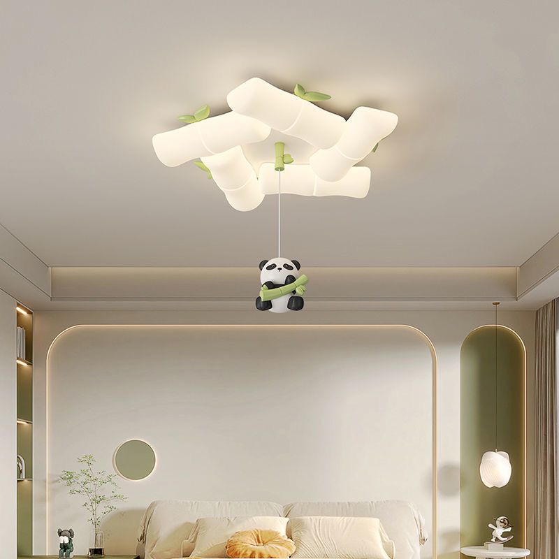 Neue chinesische Panda Decken  – Baby Nursery Light Fixture Bewertung und Preis