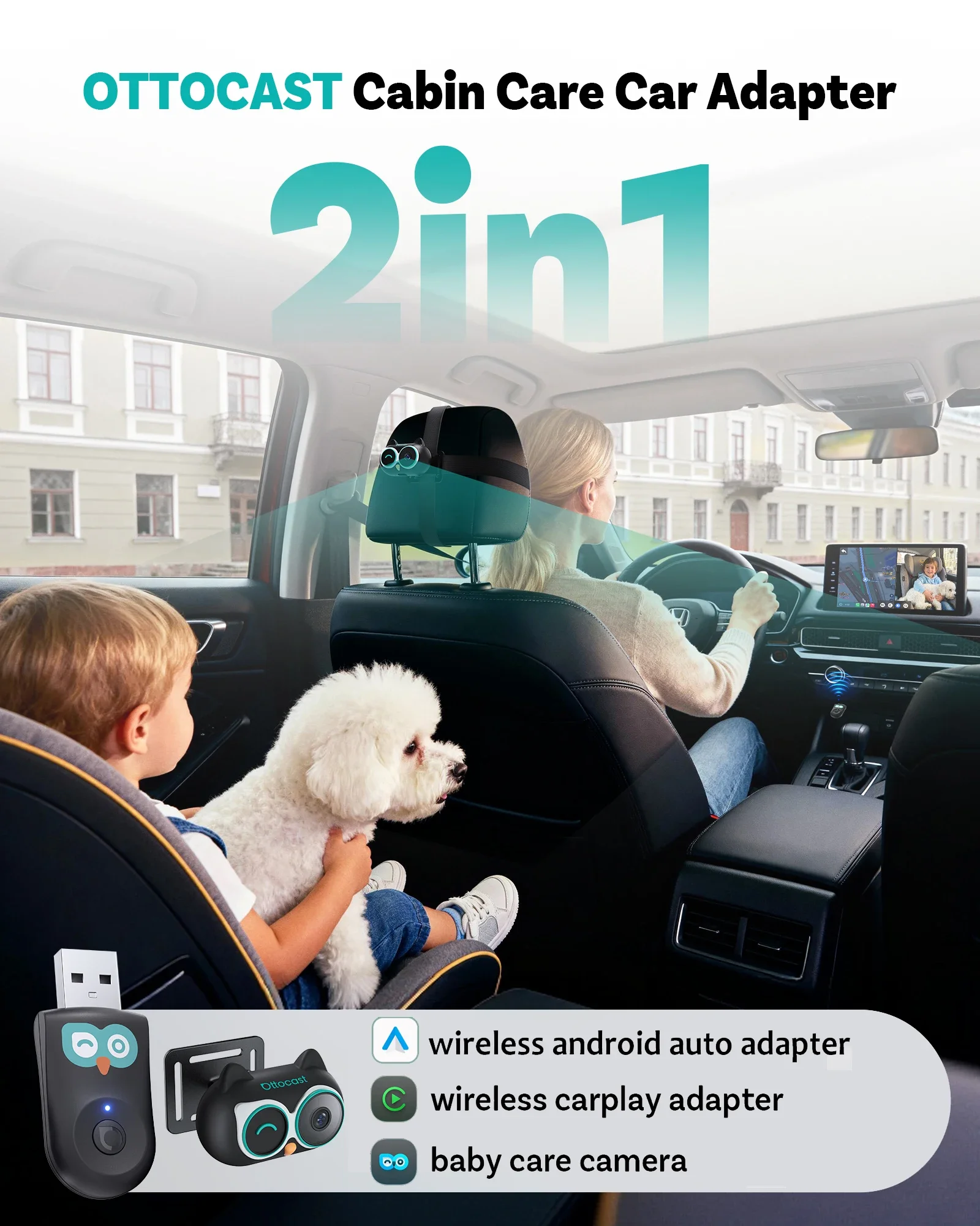OTTOCAST Cabin Care Kabelloser – Baby Monitor Split Screen Bewertung und Preis