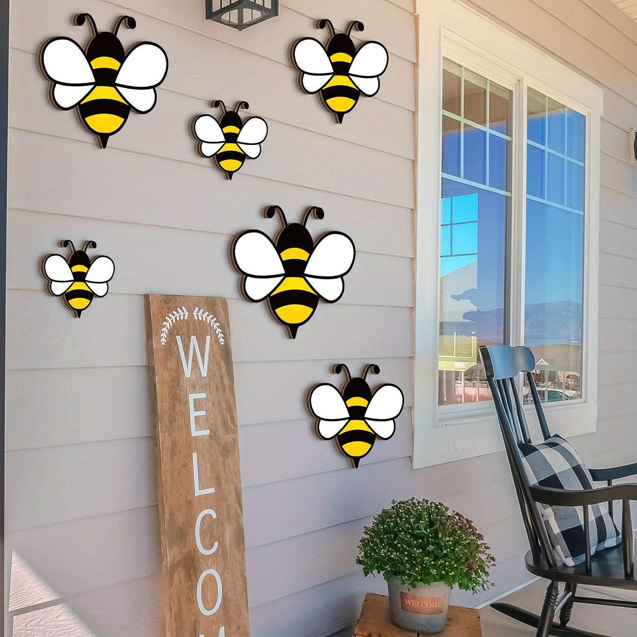 6 Stück niedliche Bienen-Wanda – Baby Nursery Labels Bewertung und Preis