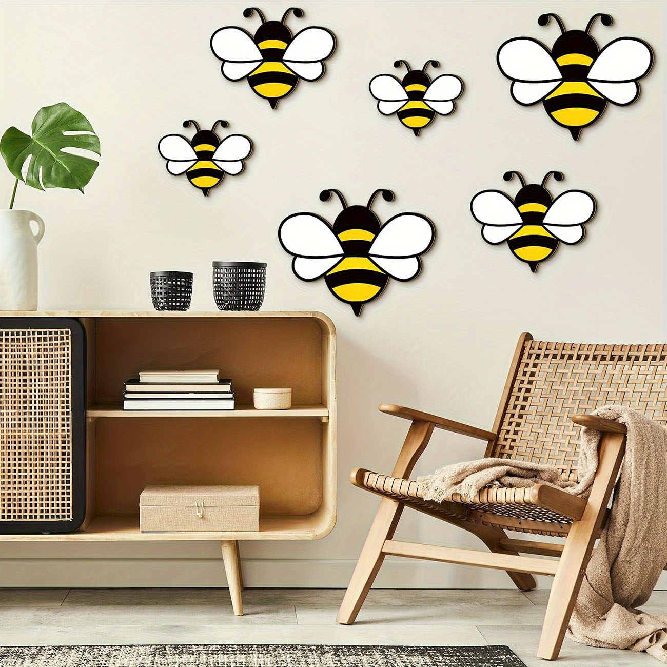 6 Stück niedliche Bienen-Wanda – Baby Nursery Labels Bewertung und Preis