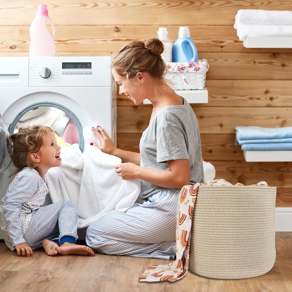 Baumwollseil-Korb für Mädchen, – Baby Nursery Organization Ideas Bewertung und Preis